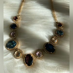 Gold Jewel Necklace Vintage
